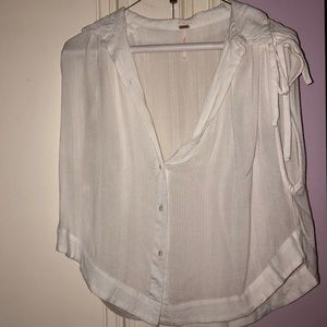 White Free People Tank